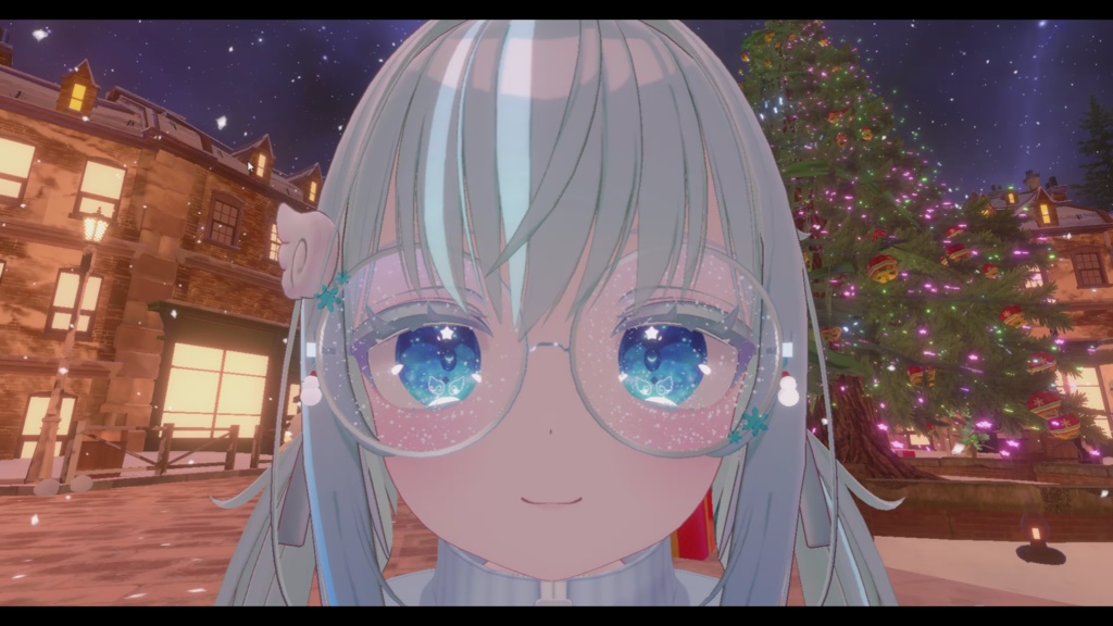 【アニメーション付き】Snowing Glasses