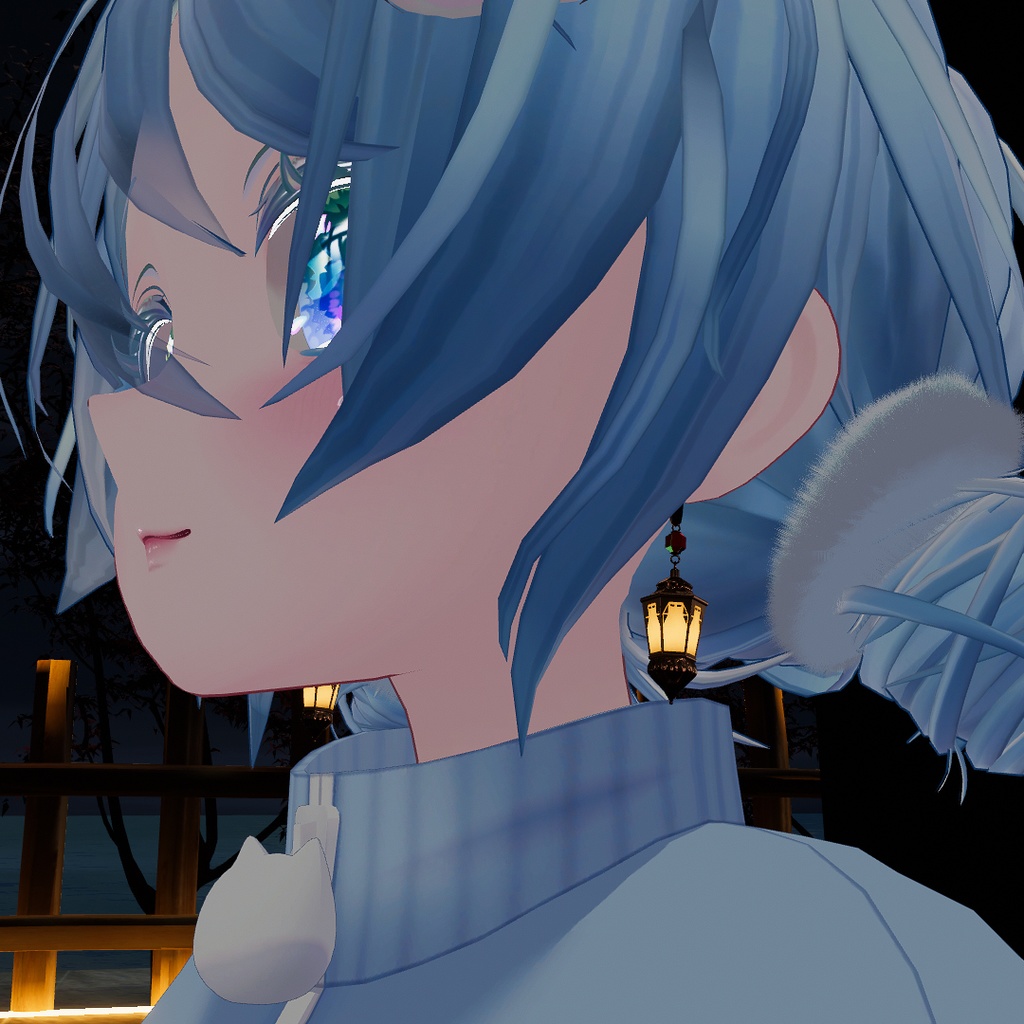 【VRC想定】ランタンピアス