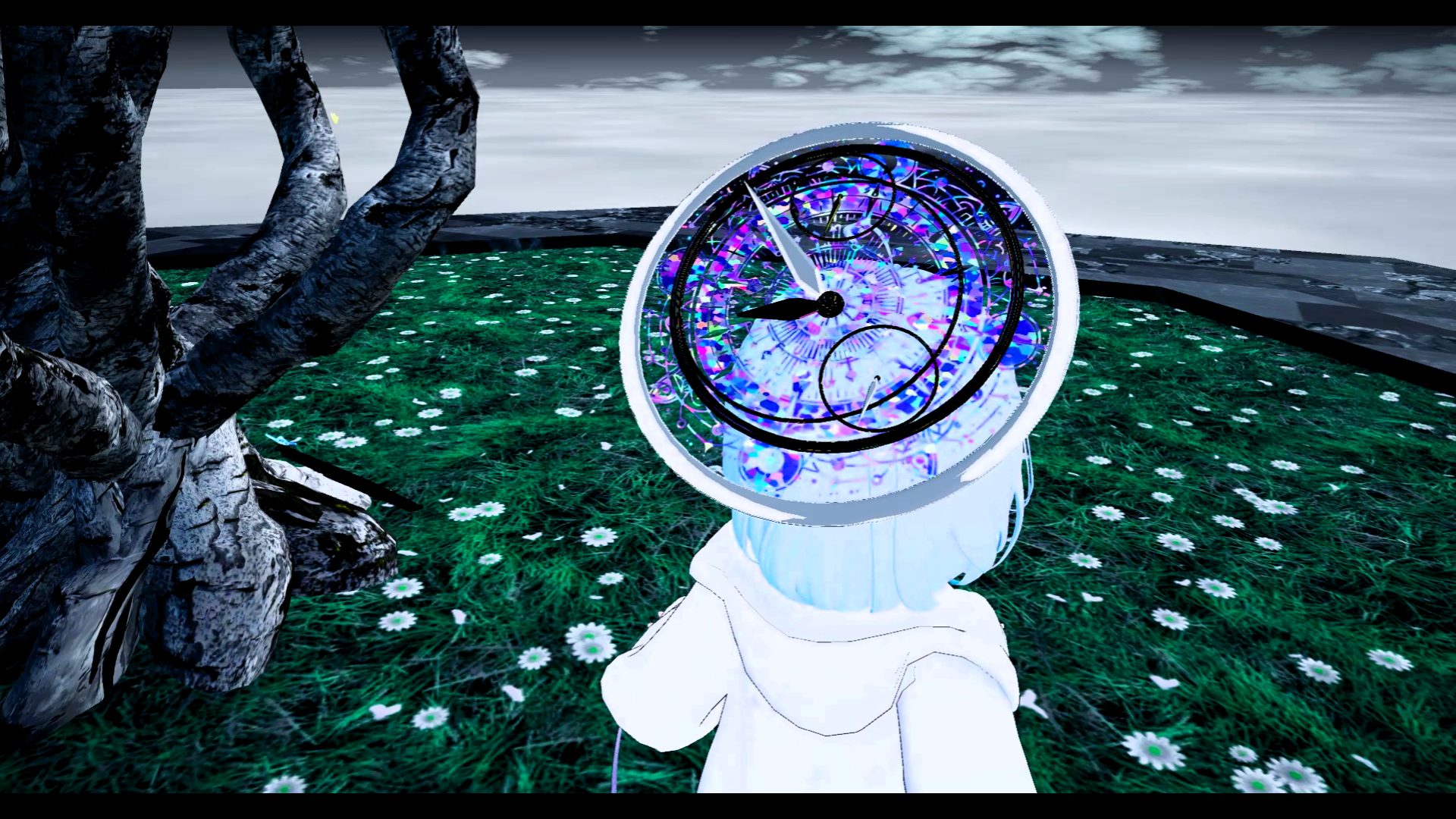 Vrchat Clock 【アニメーション付き】Crystal Clock Halo - はるさめ雑貨店 - BOOTH