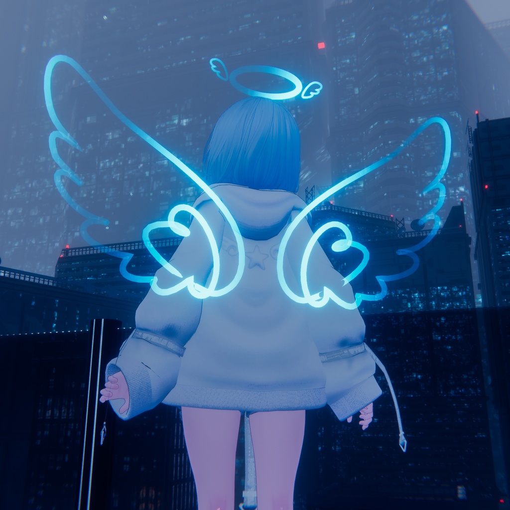 【アニメーション付き】Neon Angel Set