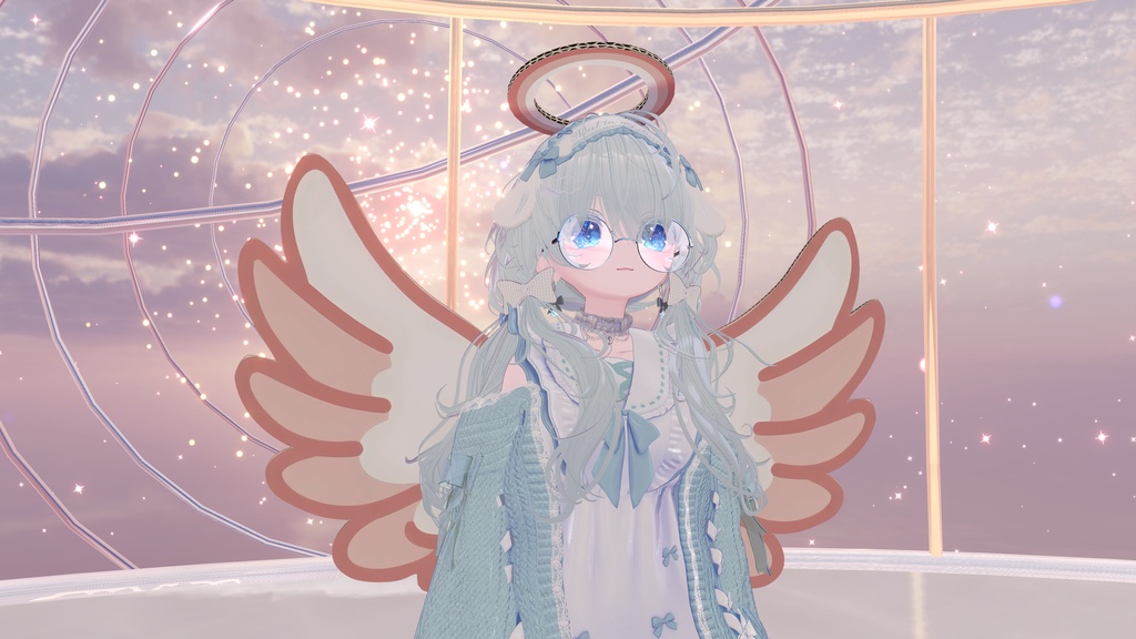 【3Dモデル】はりぼて天使セット