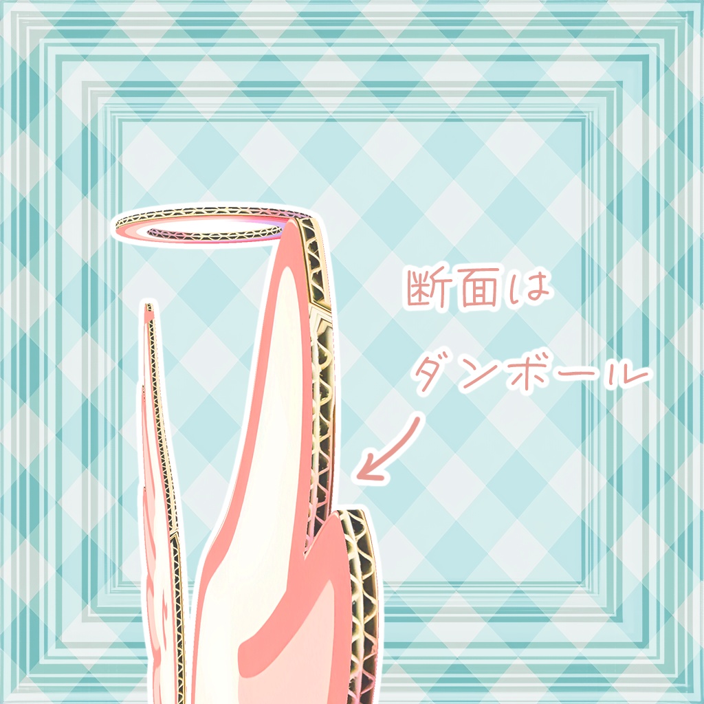 【3Dモデル】はりぼて天使セット