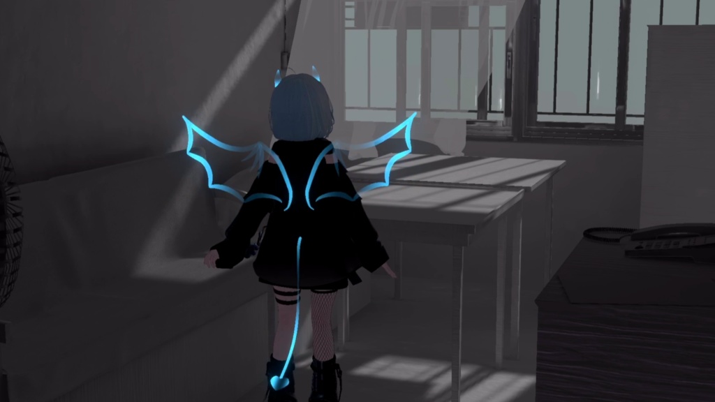 【アニメーション付き】Neon Devil Set