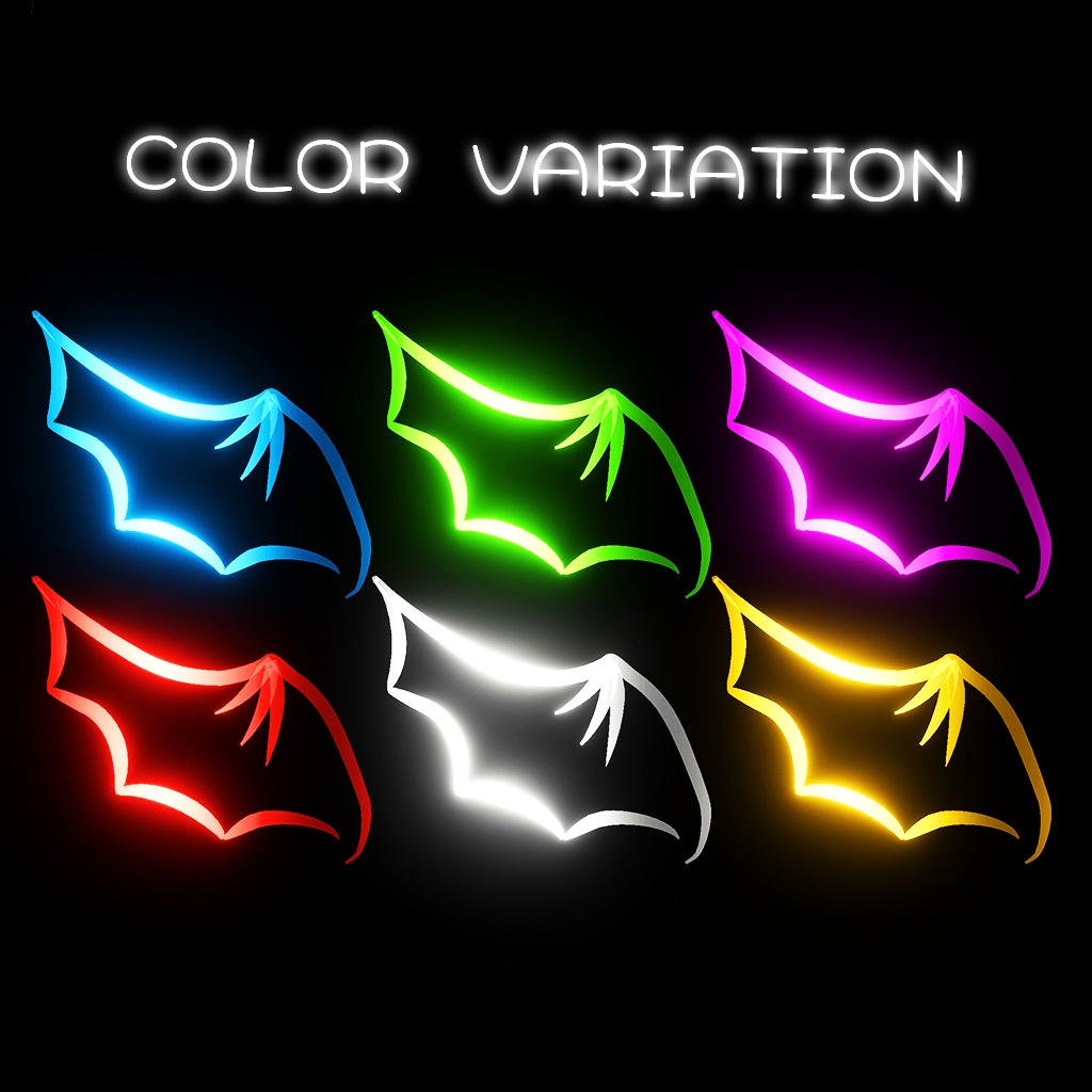 【アニメーション付き】Neon Devil Set