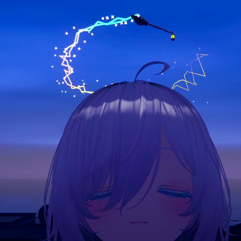 【アニメーション付き】魔女のほうきヘイロー/Witch Broom