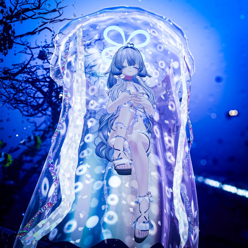 MA対応】Jellyfish Veil/くらげベール - はるさめ雑貨店 - BOOTH
