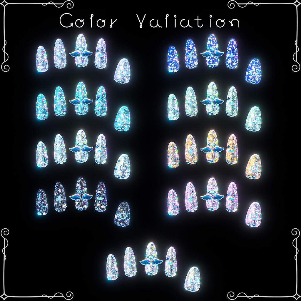 【17アバター対応】Shabon Angel Nail