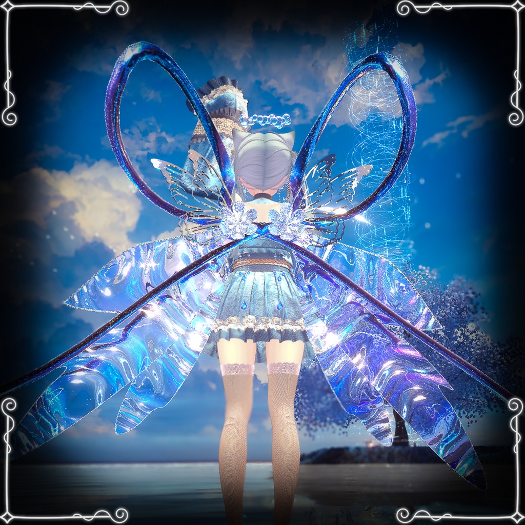 【花が流れる!!】流水羽衣