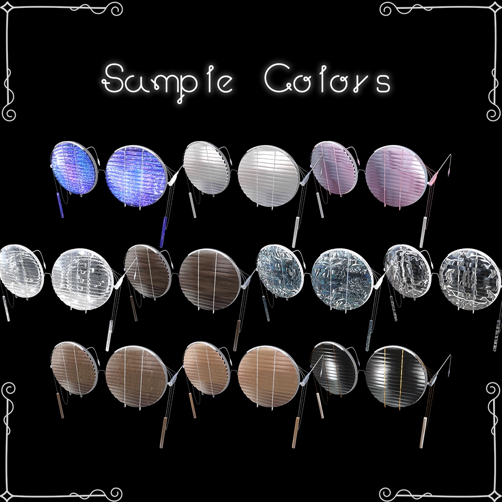 【開く! 上がる!!】ブラインドめがね / Blind Glass