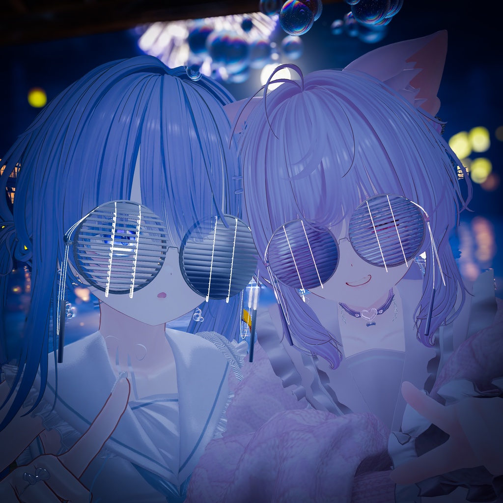 【開く! 上がる!!】ブラインドめがね / Blind Glass