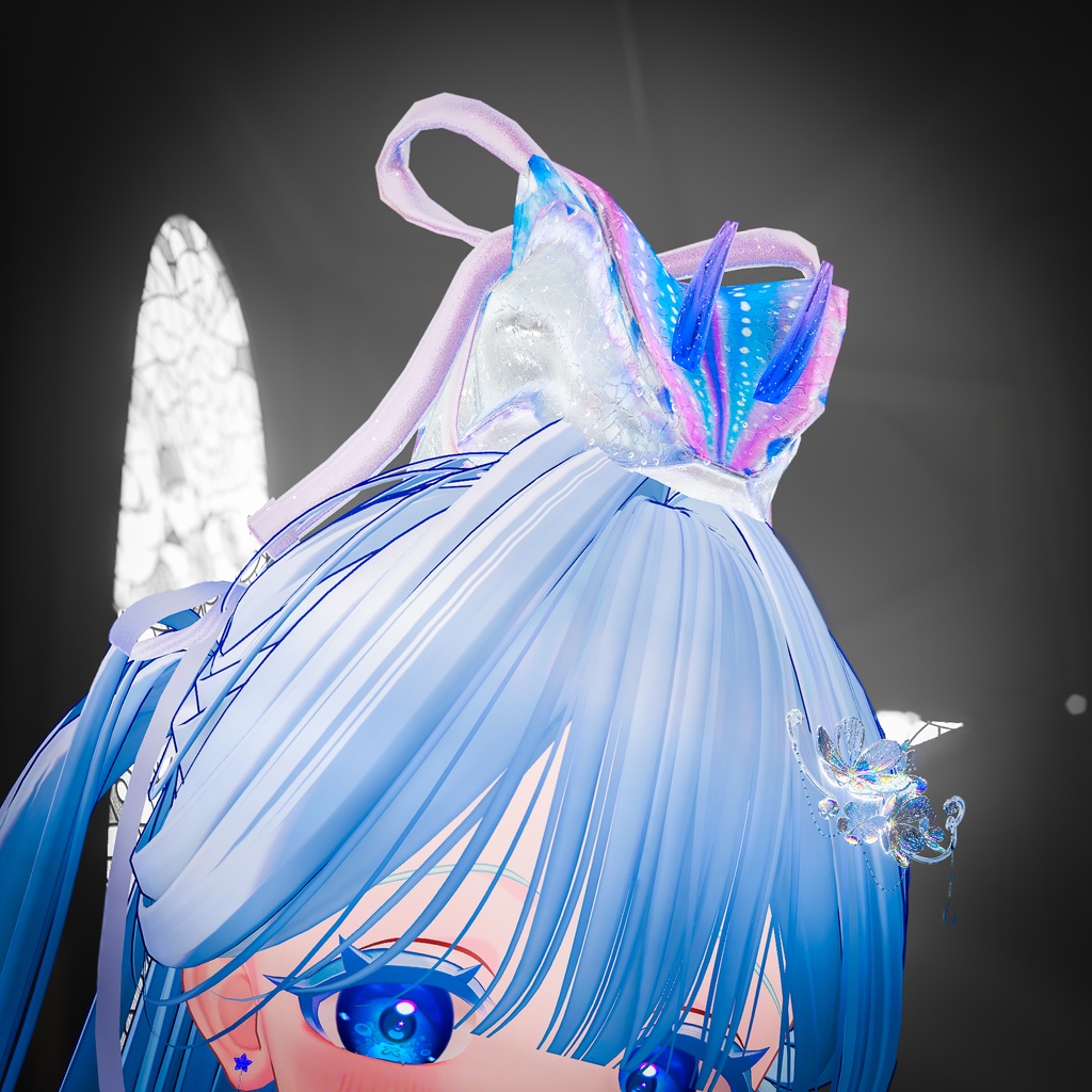 【セール中】【頭、肩、耳にぷにぷに】宝石ウミウシ/Crystal SeaSlug