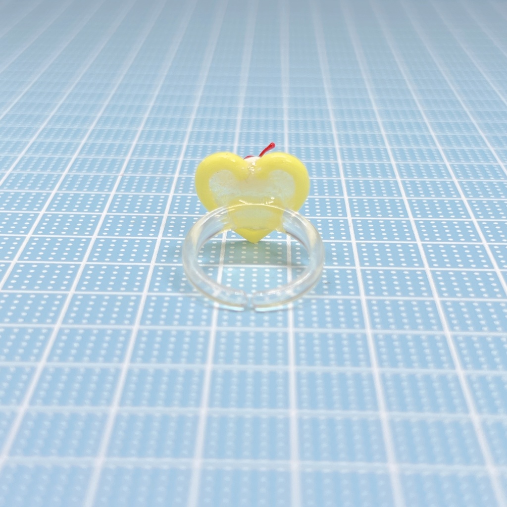 クリームソーダのピンキーリング(ハート)