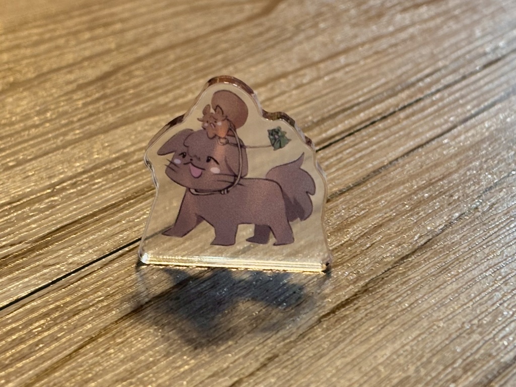 もふ化三ろ　ミニアクリルブロック