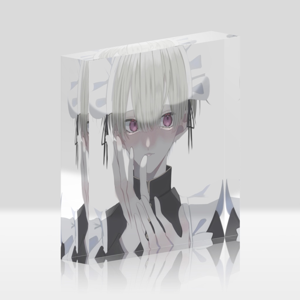 メイド男子 アクリルブロック