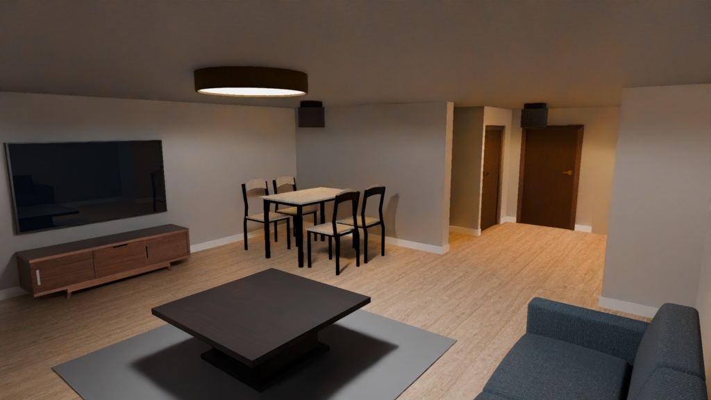 【VRC想定】　家具付き部屋5