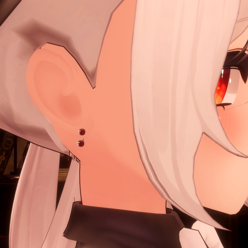 【VRChat想定】ヴァンパイアキスピアス