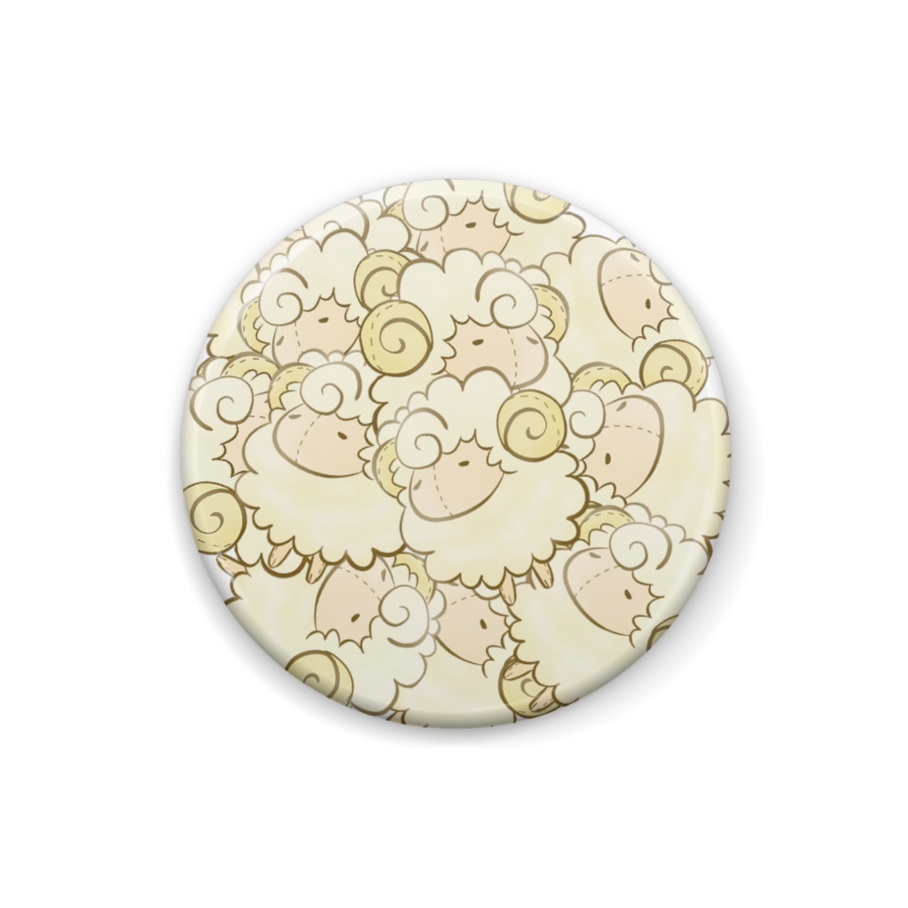 ラムぬい缶バッジ