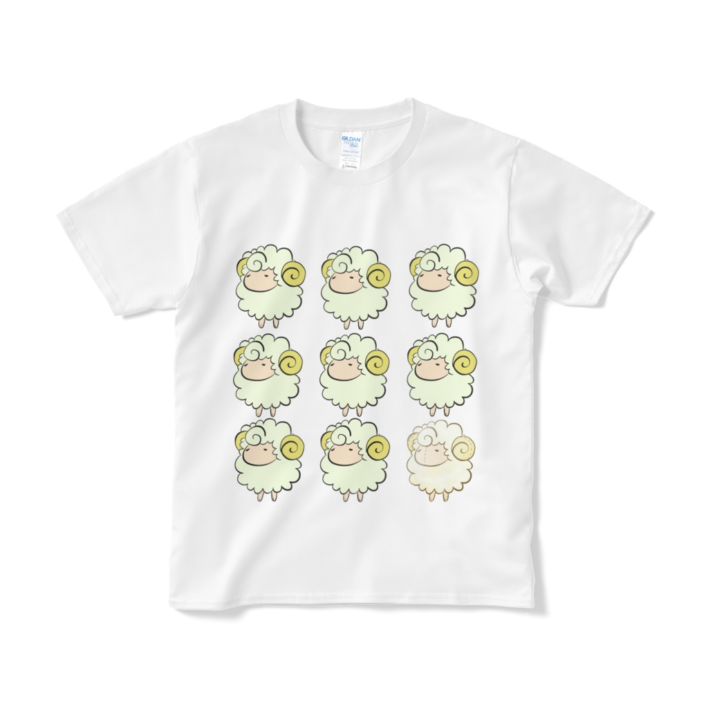 【短納期】もこもこラムTシャツ(カラバリ有)