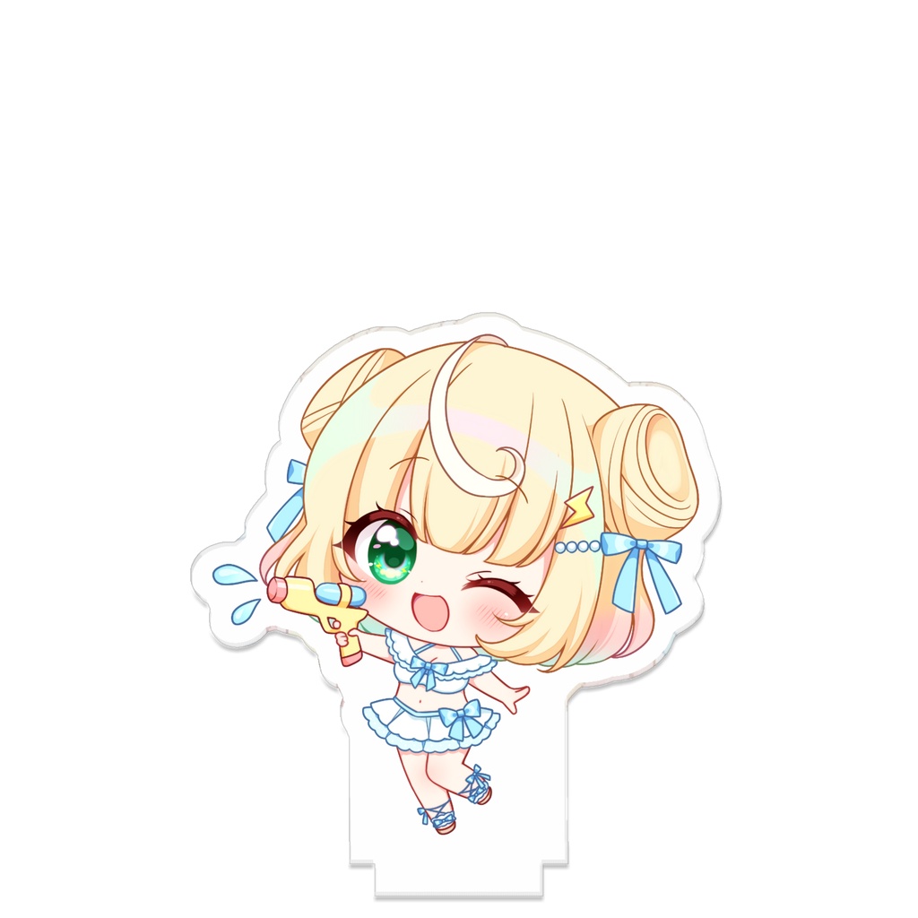 【雛豆ラム2026誕生日】つながるアクスタ(ちびラム水着Ver)