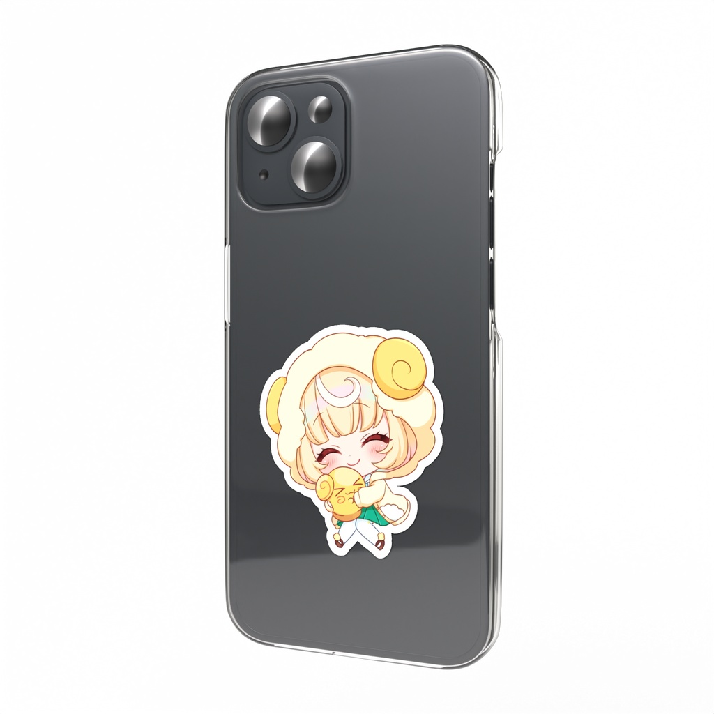 【雛豆ラム2026誕生日】スマホステッカー（ちびラム＆豆ラさんVer）