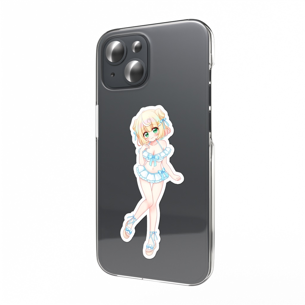 【雛豆ラム2026誕生日】スマホステッカー（水着Ver）