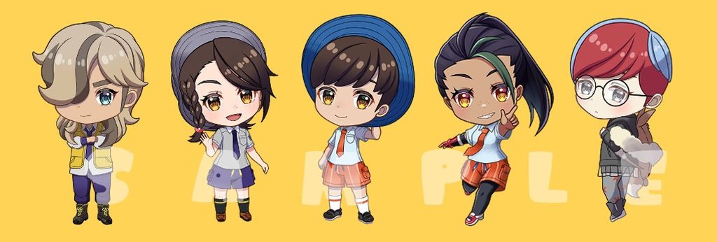 【※非公式二次創作グッズ】ダイカットシールセット(ホームウェイ組)