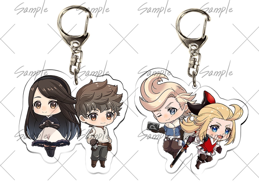 【※非公式二次創作】ティズアニ、リンイデ　アクリルキーホルダー