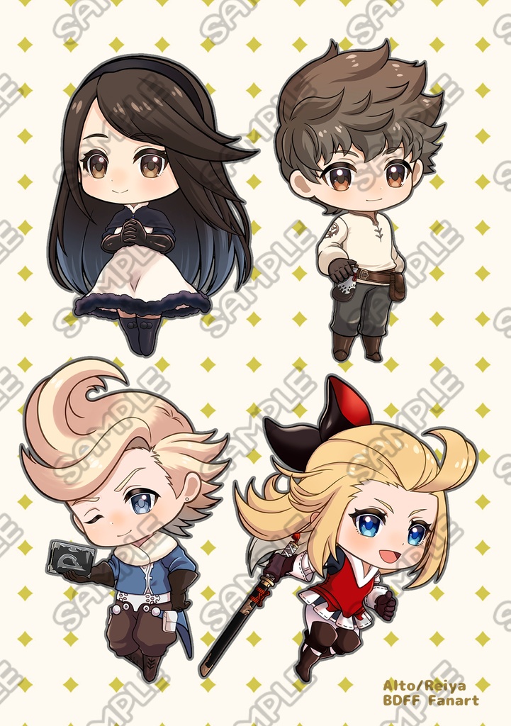 【※非公式二次創作】ティズアニ、リンイデ アクリルキーホルダー