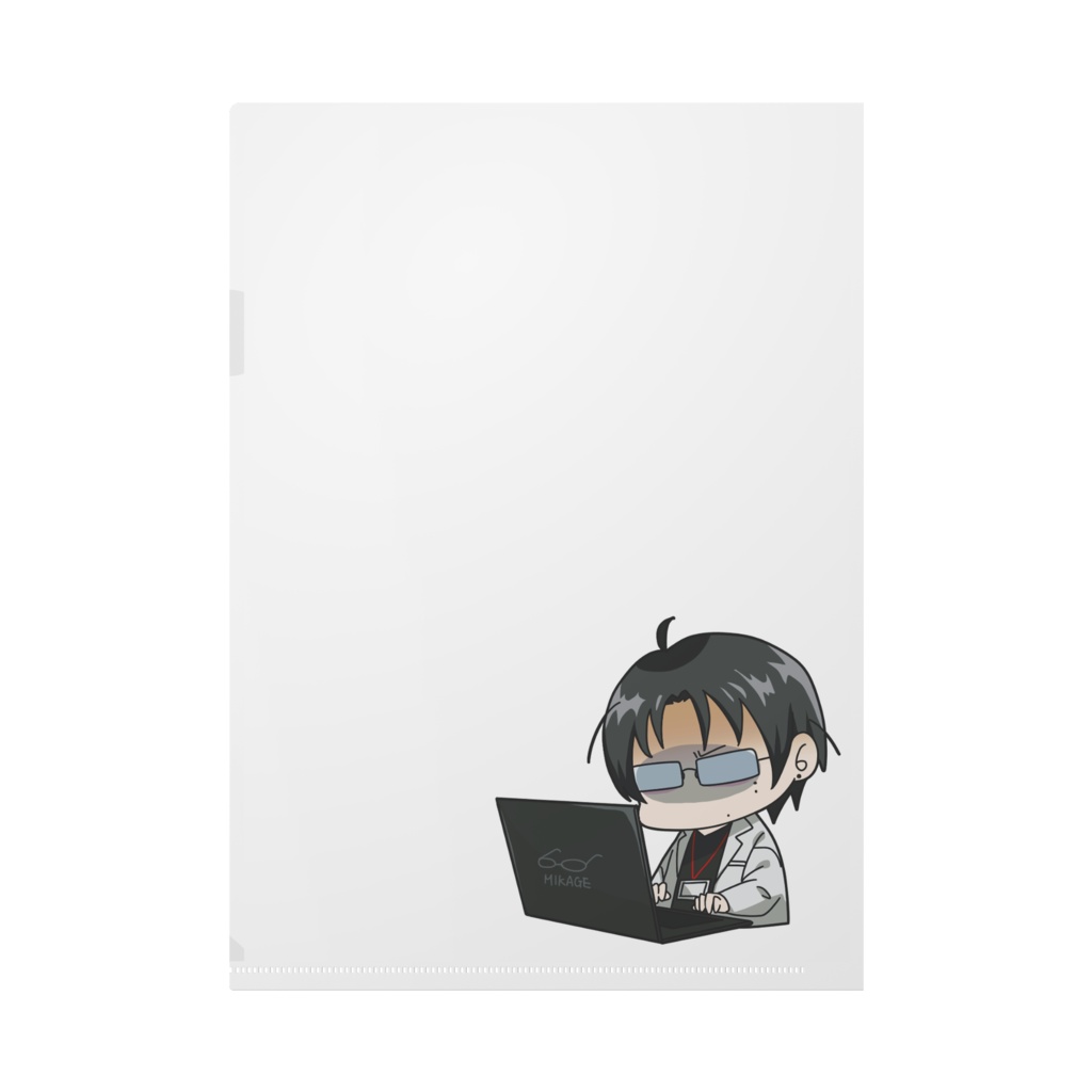 履歴書風クリアファイル