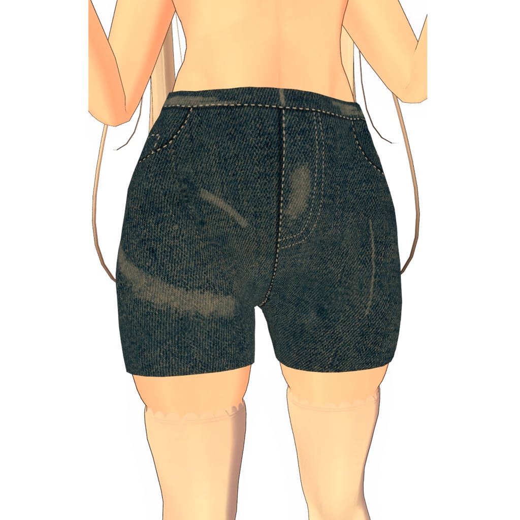 舞夜ちゃん用デニムショートパンツ