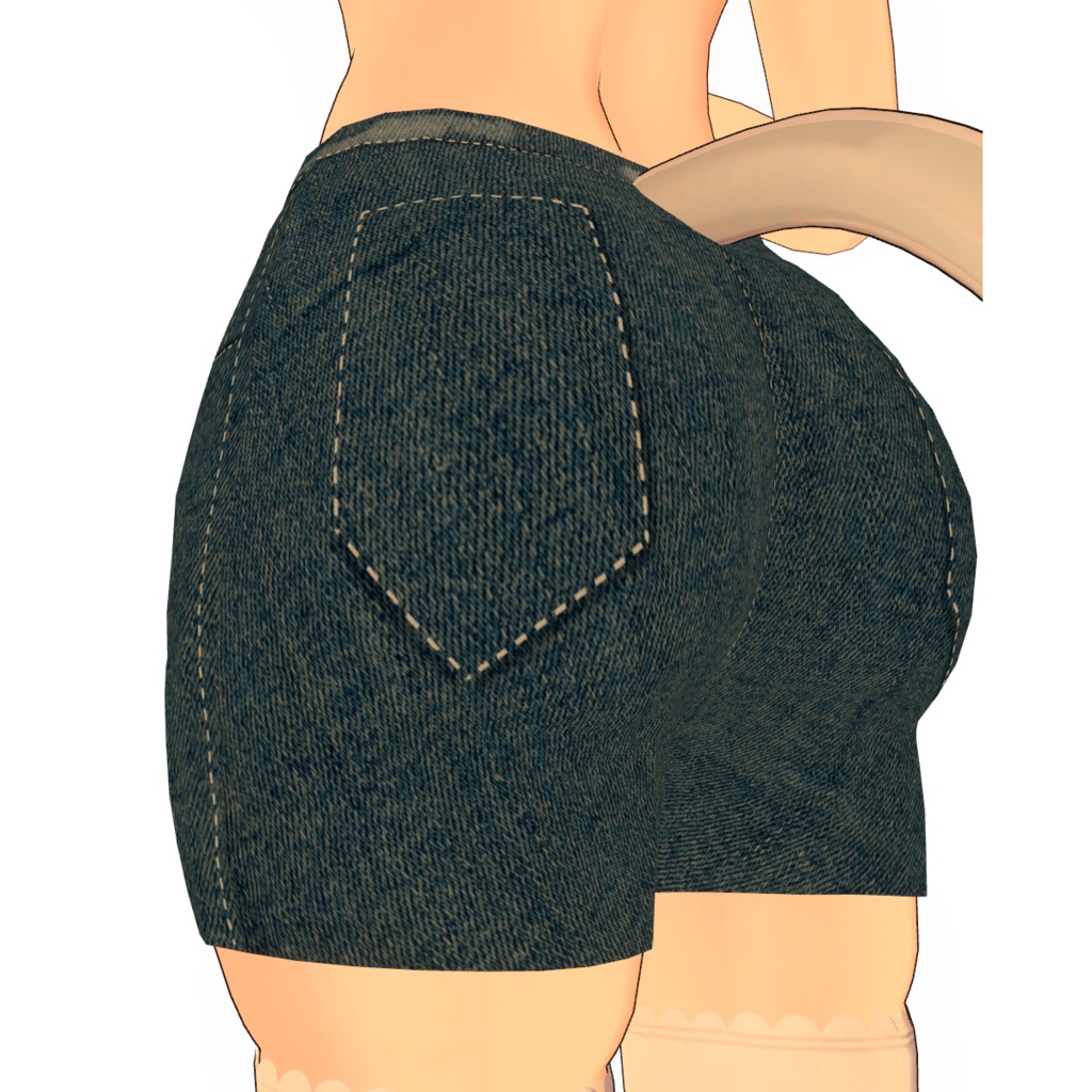 舞夜ちゃん用デニムショートパンツ