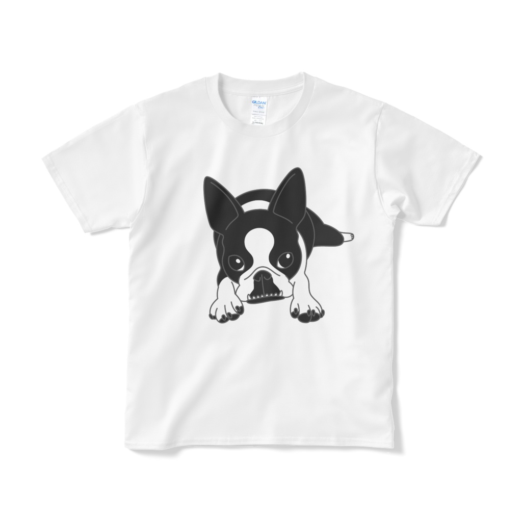 Tシャツ（短納期）-ボストンテリアのコチ[v2.7.5k]