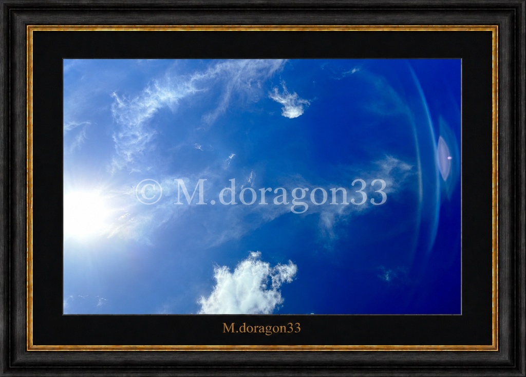 【龍アート｜A3】高次元の光を宿す写真作品｜手書き龍シンボル付き（一点もの）