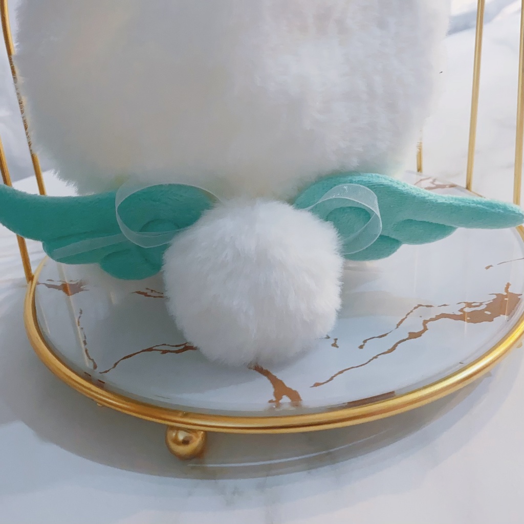 天使のしっぽ付⭐︎ おすわりぬい服 10cm クリームソーダ メロンソーダ さくらんぼ くま