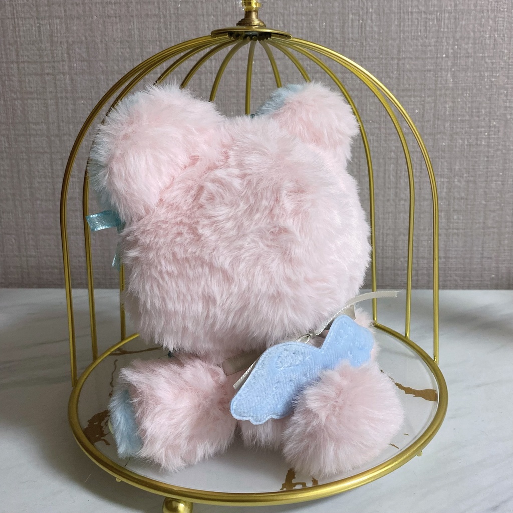 おすわりぬい服 ちびぐるみ ピンク 水色