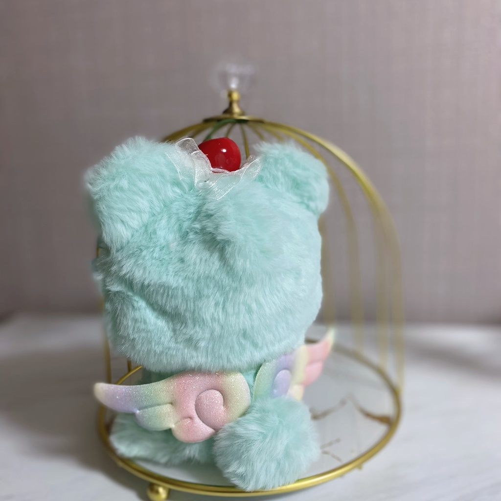 おすわりぬい服 クリームソーダ ミントグリーン ちびぐるみ