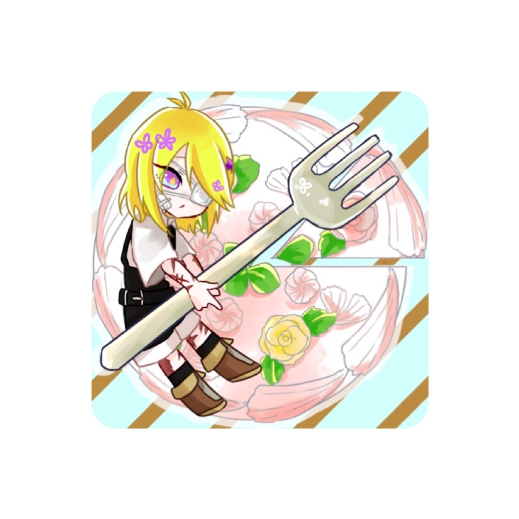 旧新右心/角丸缶バッジ