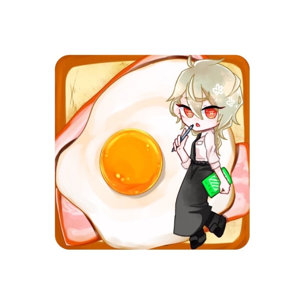 宮々トオ/角丸缶バッジ