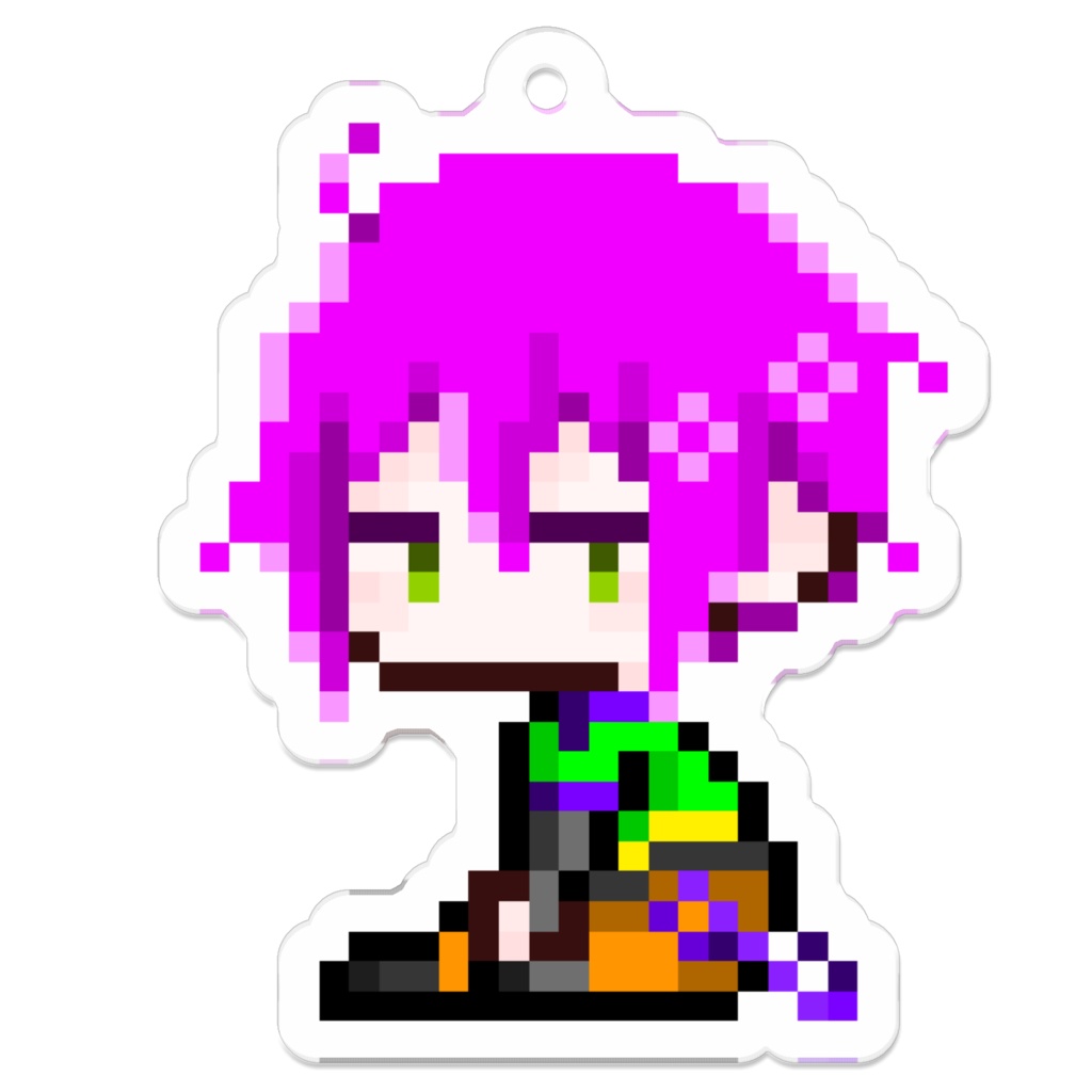 ドット絵アクリルキーホルダー/塩音ソル