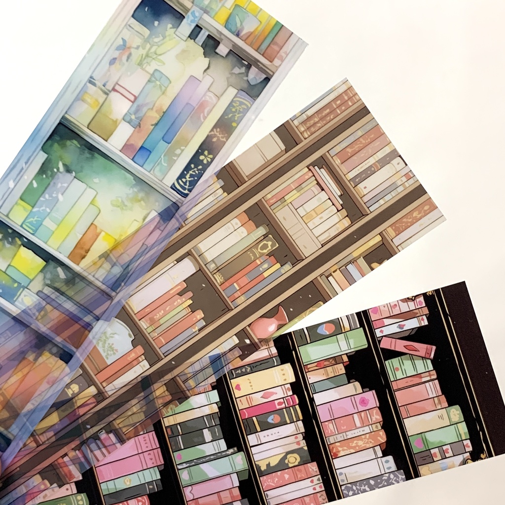 本棚の透明しおり 1枚