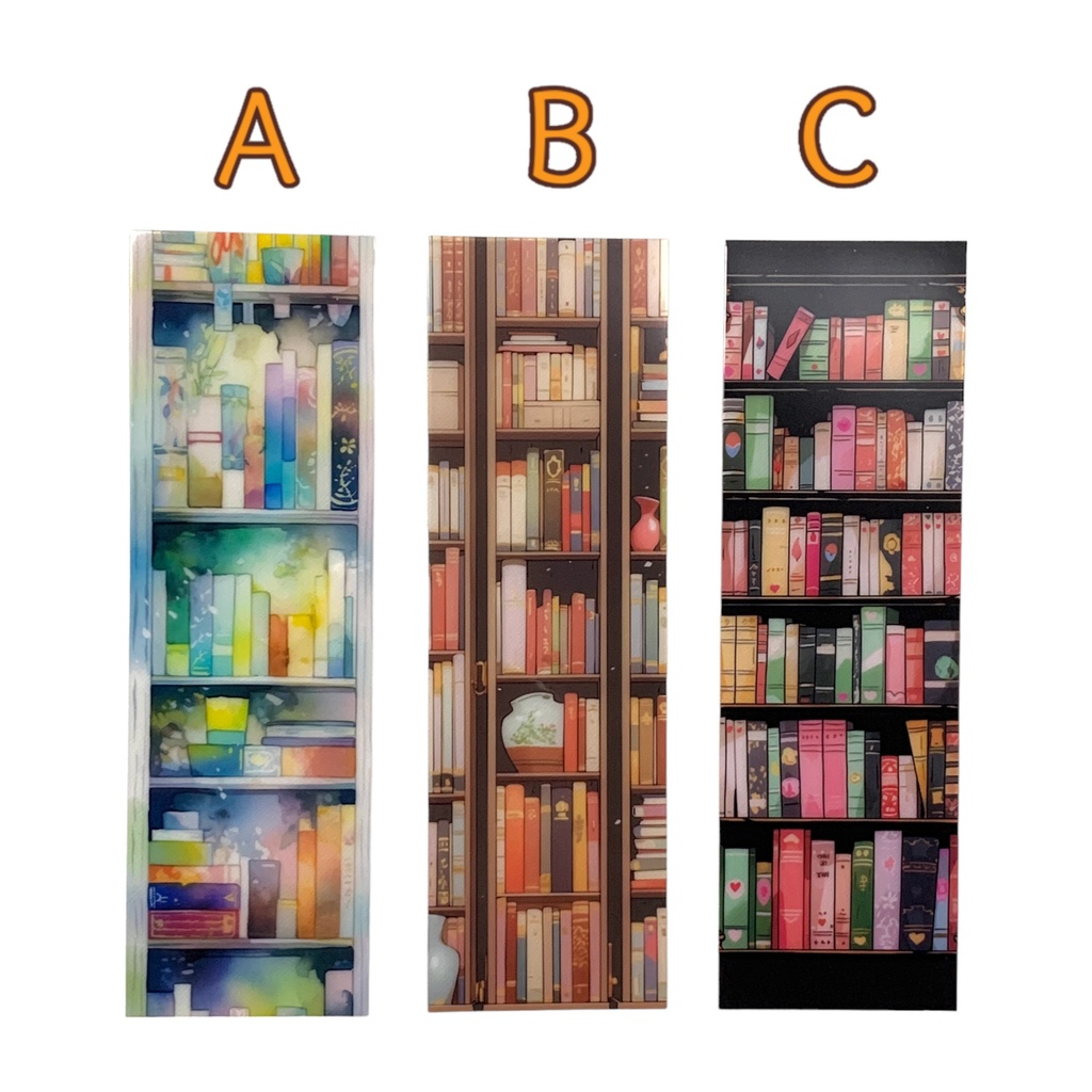 本棚の透明しおり 1枚