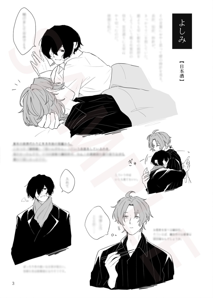 嗜好セット(小説+画集)