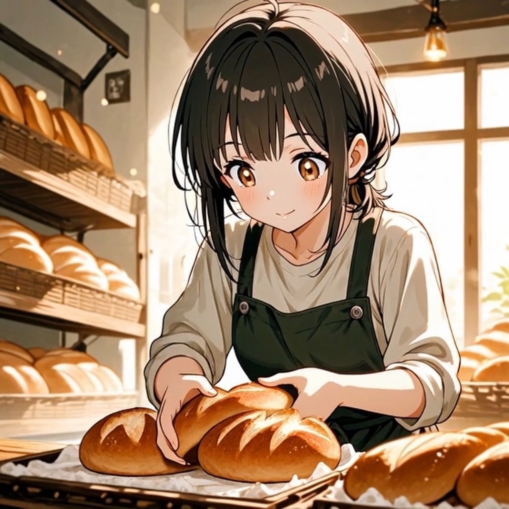 【1点のみ】パン屋の女の子