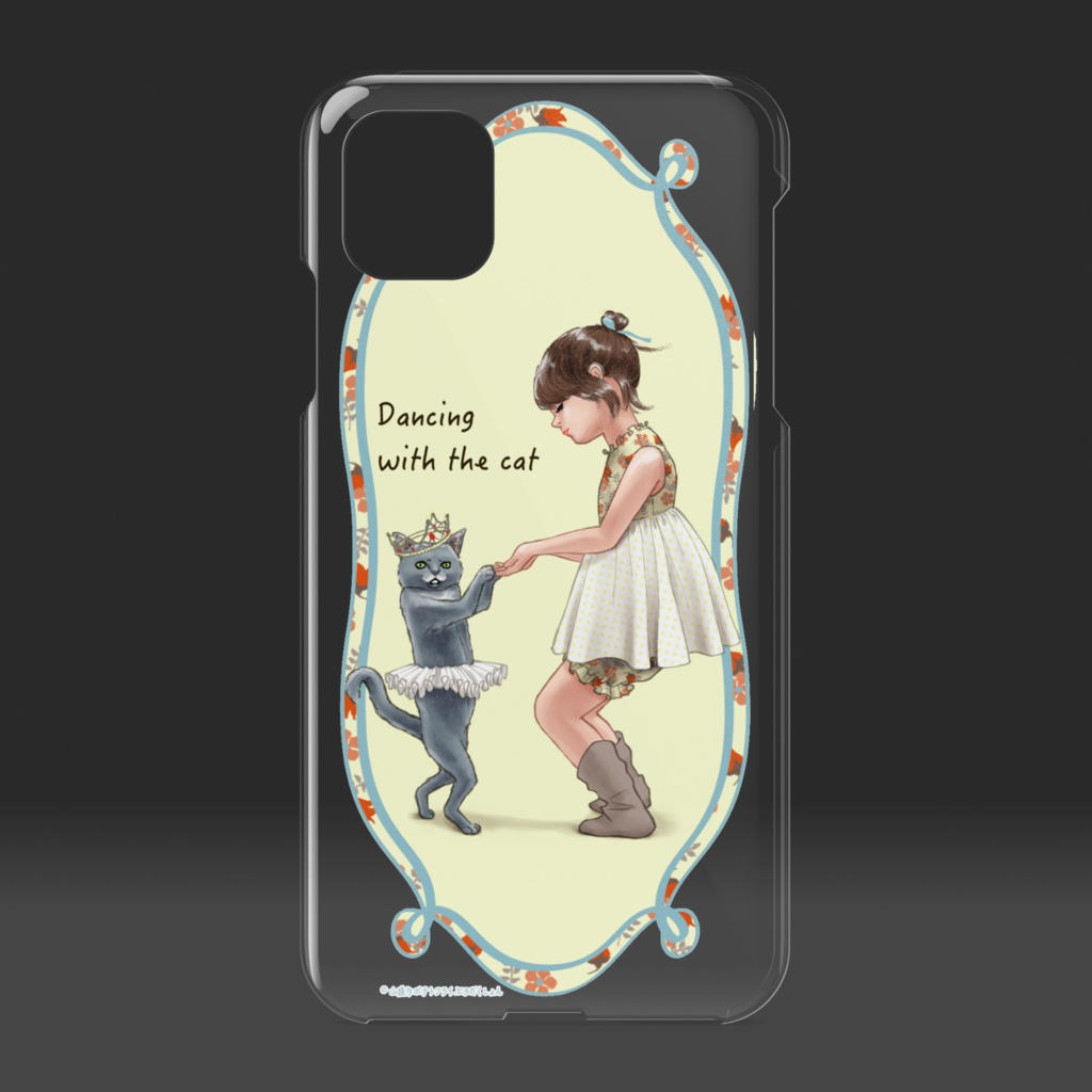 iPhone 11(クリア/猫とダンス)