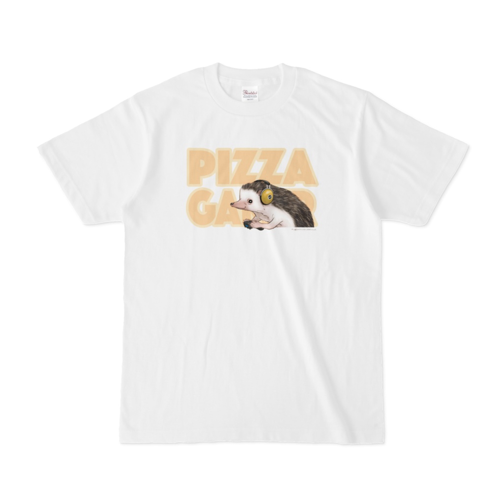 Tシャツ(ピザゲーマー/ハリネズミ)
