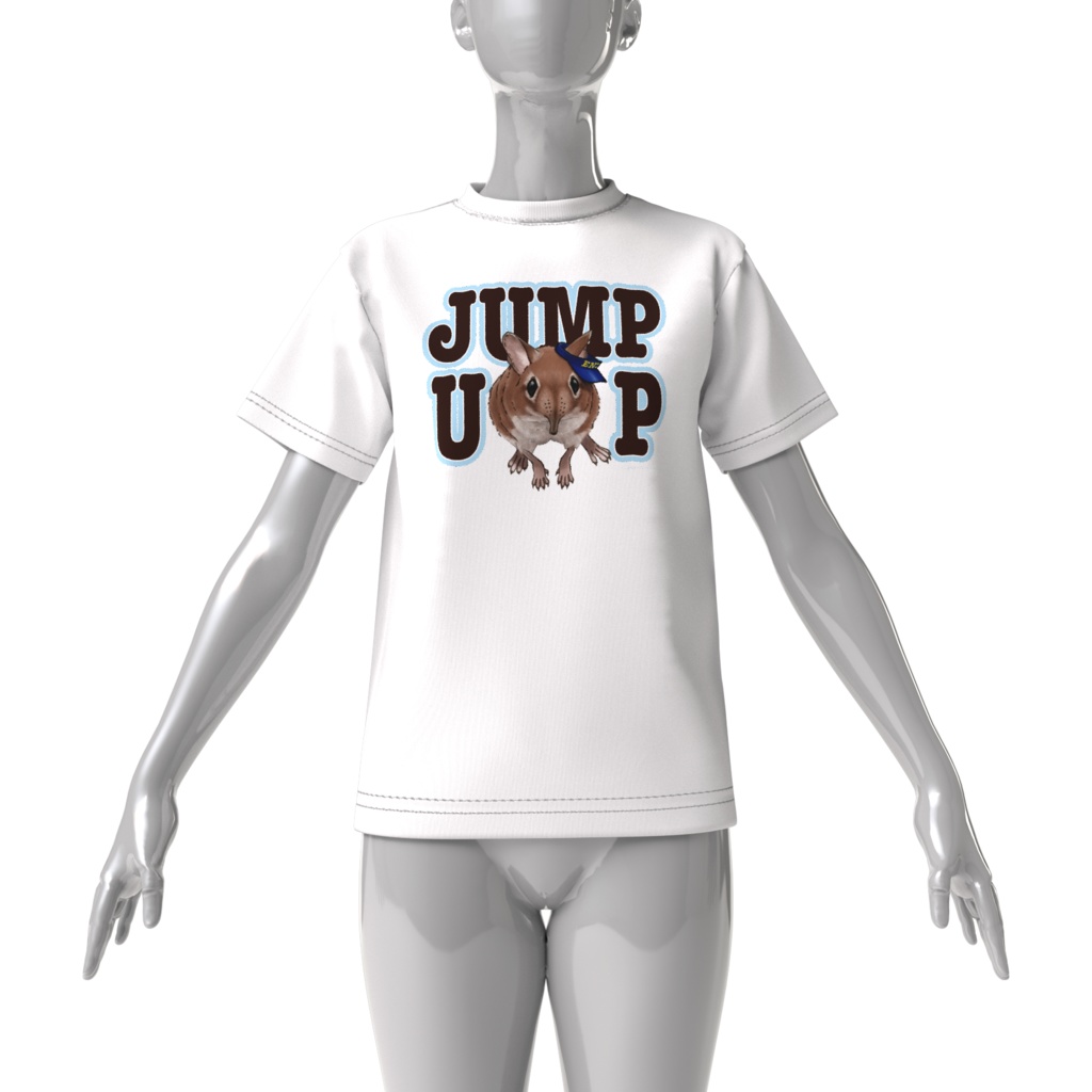 ビッグシルエットT(ハネジネズミの配達屋さん/JUMP UP)