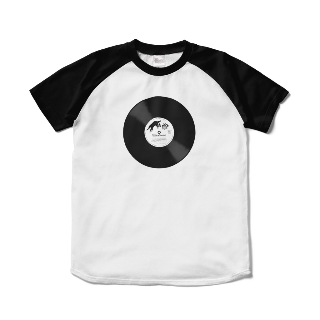 ラグランTシャツ（白ひげレコード社）