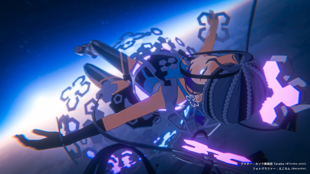 オリジナル3Dモデル『α』 #moonshot_alpha