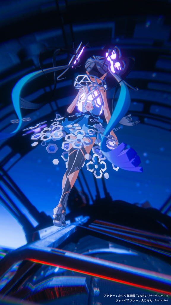 オリジナル3Dモデル『α』 #moonshot_alpha