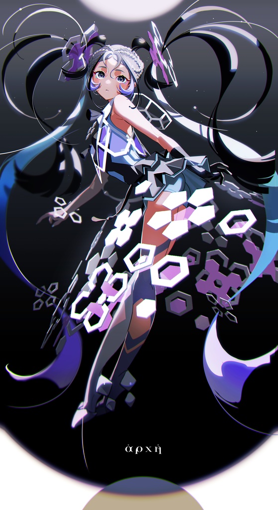 オリジナル3Dモデル『α』 #moonshot_alpha